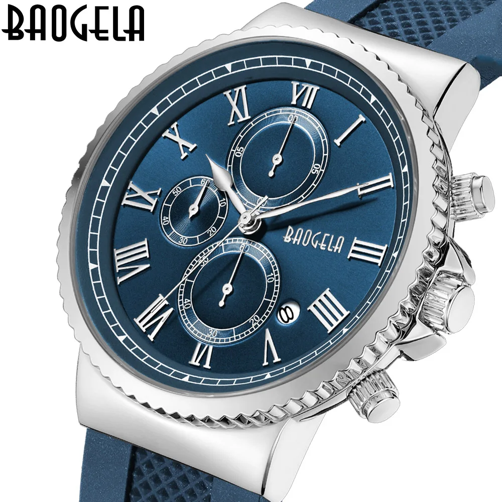 BAOGELA Men's Fashion Leather Band Quartz Watch Male Wristwatches Waterproof Sport Watches Relogio Masculino
BAOGELA Men's Fashion Leather Band Quartz Watch Male Wristwatches Waterproof Sport Watches Relogio Masculino
