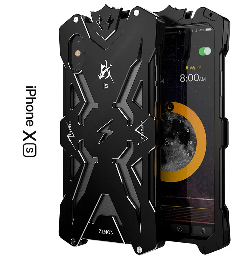 ZIMON SIMON New Case For iPhone XS XR XS Max Thor Drop resistance Aluminum Metal Armor Cover High impact Combo Tough Phone Case
ZIMON SIMON New Case For iPhone XS XR XS Max Thor Drop resistance Aluminum Metal Armor Cover High impact Combo Tough Phone Case