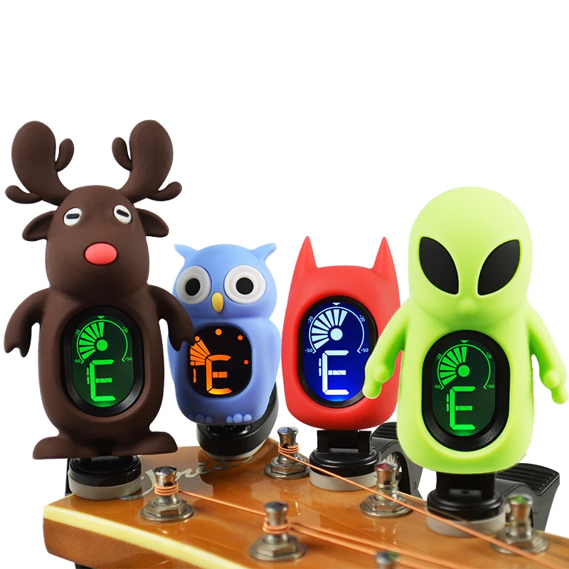Acoustic Guitar Tuner Cute Cartoon Clip-On Tuner LCD Display for Guitar Chromatic Bass Ukulele Violin Guitar Accessories
Acoustic Guitar Tuner Cute Cartoon Clip-On Tuner LCD Display for Guitar Chromatic Bass Ukulele Violin Guitar Accessories