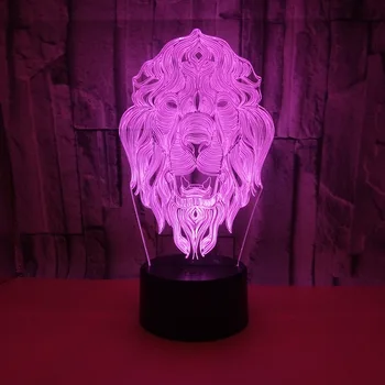 Lion 3d Light 7 Colorful Visual Gift Led Table Lamps For Living Room Deco Enfant Chambre Desk Lamp Table Moderne Night Light
Lion 3d Light 7 Colorful Visual Gift Led Table Lamps For Living Room Deco Enfant Chambre Desk Lamp Table Moderne Night Light