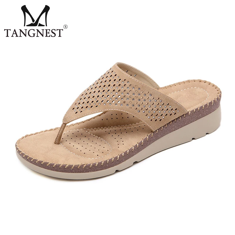 Tangnest Summer Beach Flip Flops Women Platform Slip On Wedges Faux Rhinestone Solid Slippers Lady Casual Fashion Shoes XWZ5399
Tangnest Summer Beach Flip Flops Women Platform Slip On Wedges Faux Rhinestone Solid Slippers Lady Casual Fashion Shoes XWZ5399