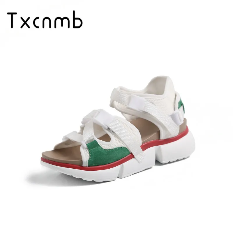 TXCNMB 2019 sandals shoes Genuine leather Summer New Fashion Concise Women Sandal Platforms Women Flats Casual Basic Shoes Woman
TXCNMB 2019 sandals shoes Genuine leather Summer New Fashion Concise Women Sandal Platforms Women Flats Casual Basic Shoes Woman