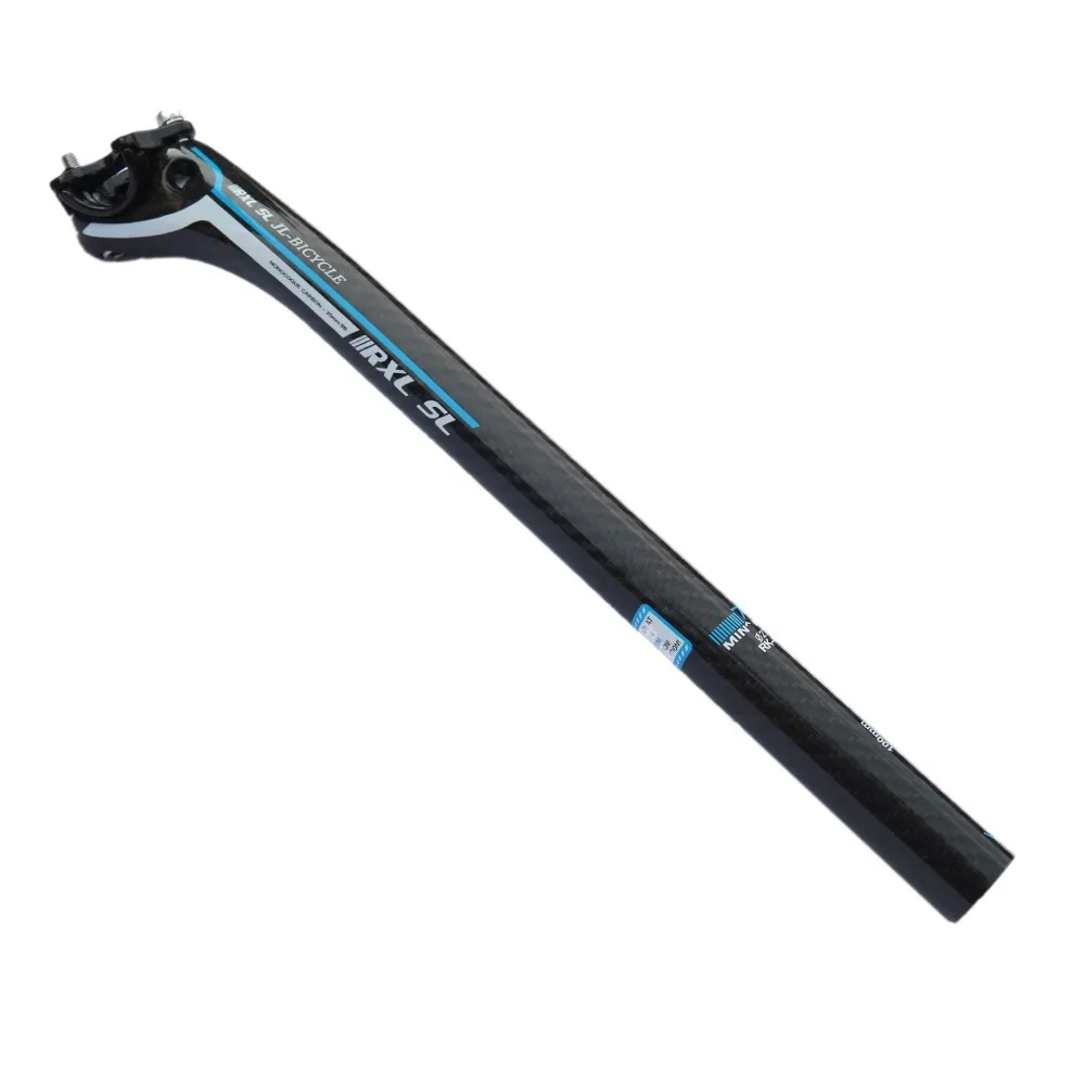 RXL SL Bicycle Seat Post Carbon Seatpost 27.230.831.6mm Offset 3K Glossy RedBlueGreenYellow Road Seat Post 350450mm (8)