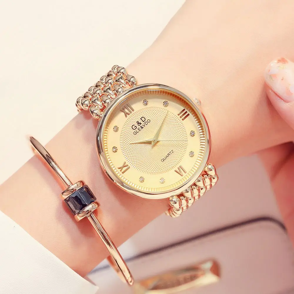 Watch For 2019 Quartz Movement High Quality Women Stainless Steel Mesh Rose Gold Ladies Watch Dropshipping
Watch For 2019 Quartz Movement High Quality Women Stainless Steel Mesh Rose Gold Ladies Watch Dropshipping