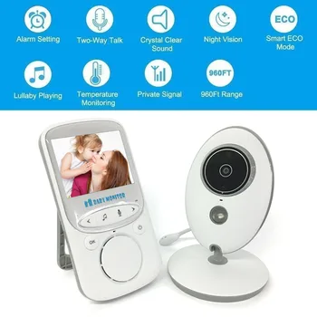 2.4GH Wireless Video Baby Monitor with Infrared Night Vision Camera 2.4 Inch LCD Two way Audio Temperature Monitoring
2.4GH Wireless Video Baby Monitor with Infrared Night Vision Camera 2.4 Inch LCD Two way Audio Temperature Monitoring