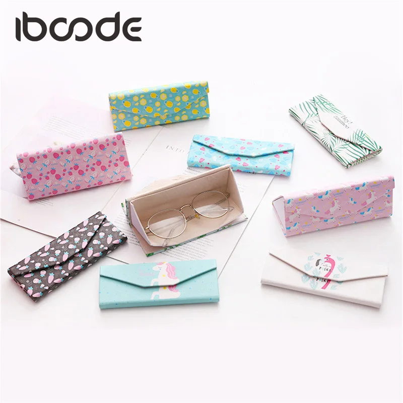 iboode Foldable Cute Glasses Case Triangular Sunglasses Storage Box Fresh Style Floral Leaves Printed Eyeglasses PU Protector
iboode Foldable Cute Glasses Case Triangular Sunglasses Storage Box Fresh Style Floral Leaves Printed Eyeglasses PU Protector