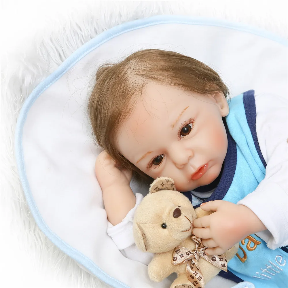 20" Realistic Asleep Reborn Babies 50 cm Silicone Baby Alive Dolls Reborn Toys Cloth Body kids Playmates Handmade DIY Xmas Gifts
20" Realistic Asleep Reborn Babies 50 cm Silicone Baby Alive Dolls Reborn Toys Cloth Body kids Playmates Handmade DIY Xmas Gifts