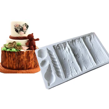 Rustic Bark Shell Fondant Silicone Mold Soap Clay Molds DIY Cake Decor Supplies Chocolate Candy Cookie Mould Baking Tool
Rustic Bark Shell Fondant Silicone Mold Soap Clay Molds DIY Cake Decor Supplies Chocolate Candy Cookie Mould Baking Tool