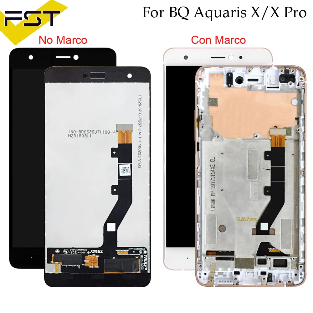 100% Tested For BQ Aquaris X / X Pro LCD Display + Touch Screen Digitizer Assembly Replace Parts For BQ X Pro LCD Panel Tactil
100% Tested For BQ Aquaris X / X Pro LCD Display + Touch Screen Digitizer Assembly Replace Parts For BQ X Pro LCD Panel Tactil