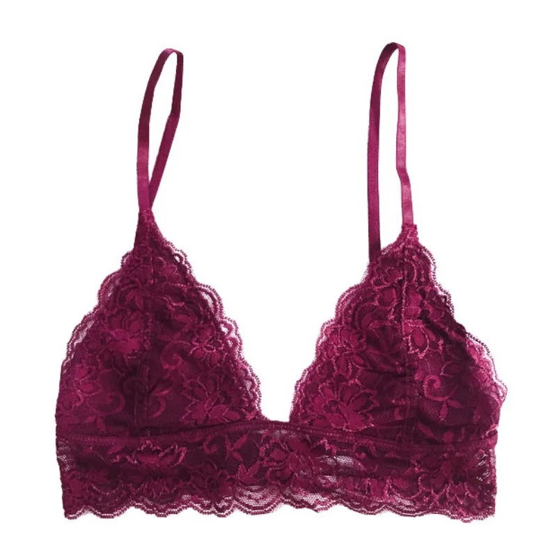 Women Lace Bra Wire Vest Bustier Sheer Camis Top Seamless Transparent Cup Wireless Bras Lingerie Tops X2
Women Lace Bra Wire Vest Bustier Sheer Camis Top Seamless Transparent Cup Wireless Bras Lingerie Tops X2