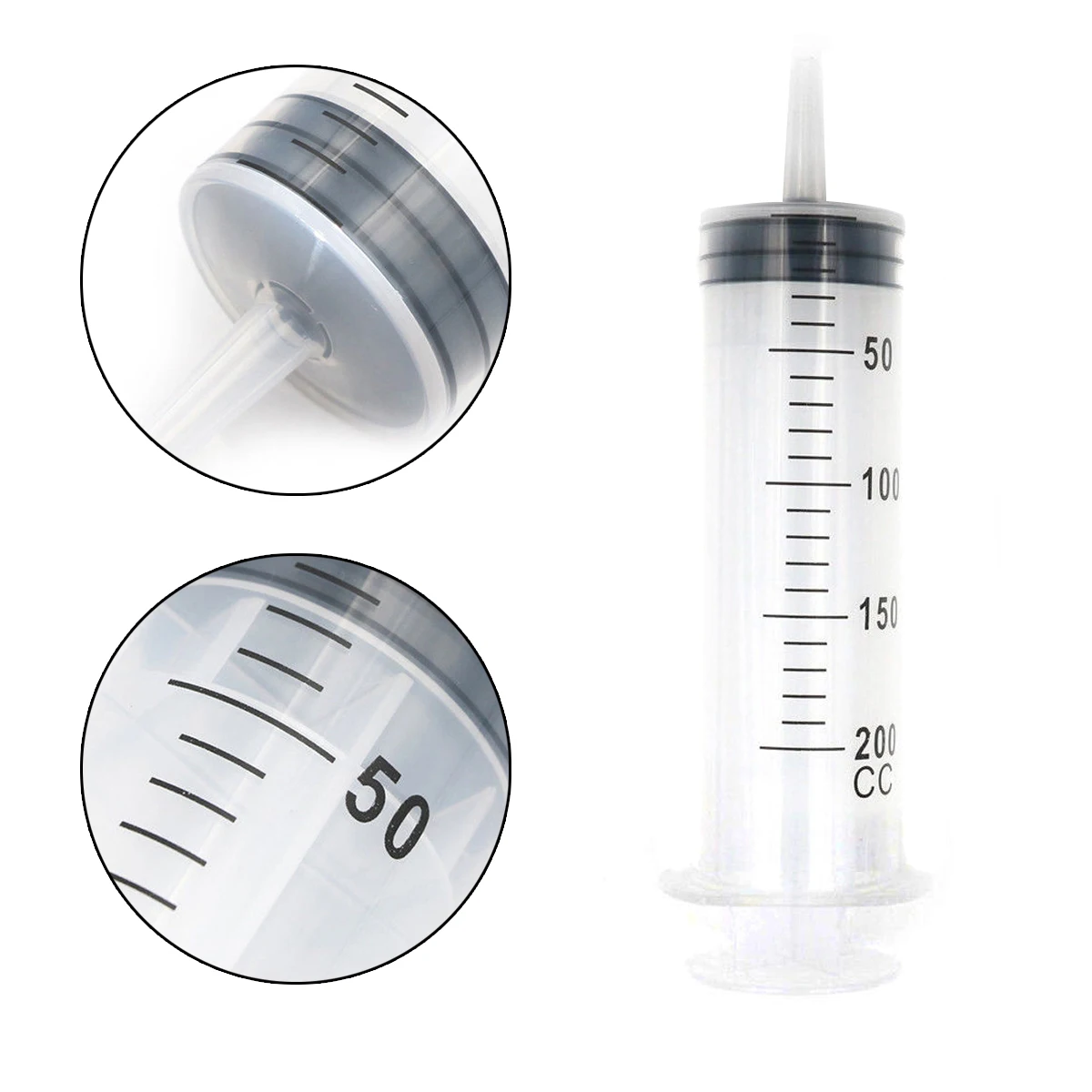 1 Piece Plastic Syringe 200ml Large Clear Hydroponics Plastic Syringe Measuring Nutrient Reusable Lab Kitchen
1 Piece Plastic Syringe 200ml Large Clear Hydroponics Plastic Syringe Measuring Nutrient Reusable Lab Kitchen