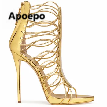Newest sandalia feminina gold blue gladiator sandals women zipper narrow band high heels sandals women sexy summer ladies shoes
Newest sandalia feminina gold blue gladiator sandals women zipper narrow band high heels sandals women sexy summer ladies shoes