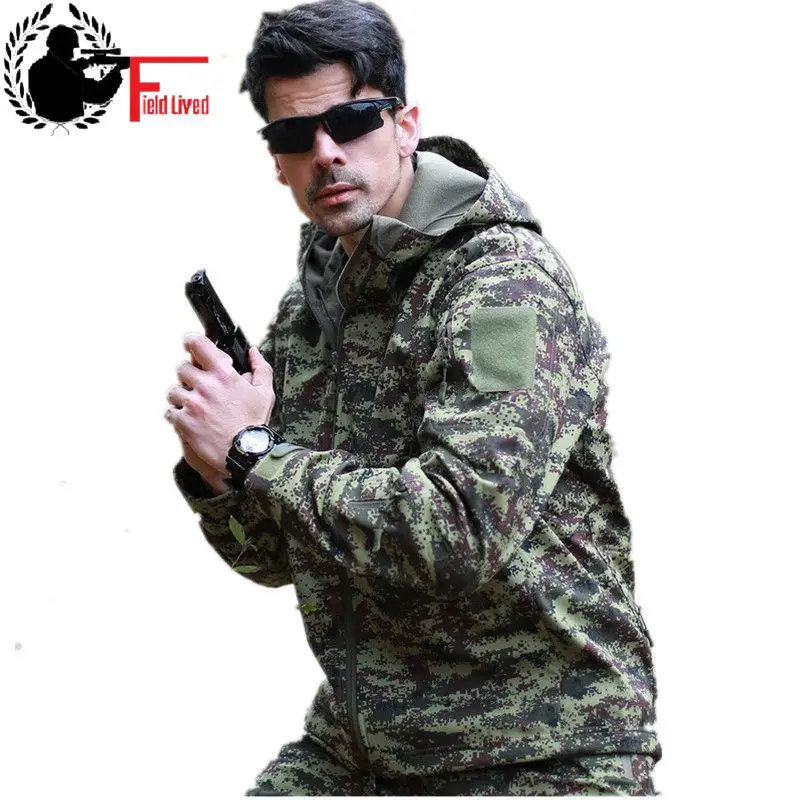 Jacket Male Military Tactical Men Camo Fleece Shark Skin Soft Shell Waterproof Windproof Men Windbreaker Camouflage Jacket Coat
Jacket Male Military Tactical Men Camo Fleece Shark Skin Soft Shell Waterproof Windproof Men Windbreaker Camouflage Jacket Coat