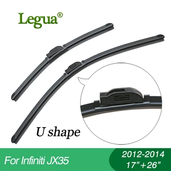 

Legua Wiper blades for Infiniti JX35(2012-2014),17"+26",car wiper,Boneless wiper, Windscreen Windshield Wipers, Car accessory