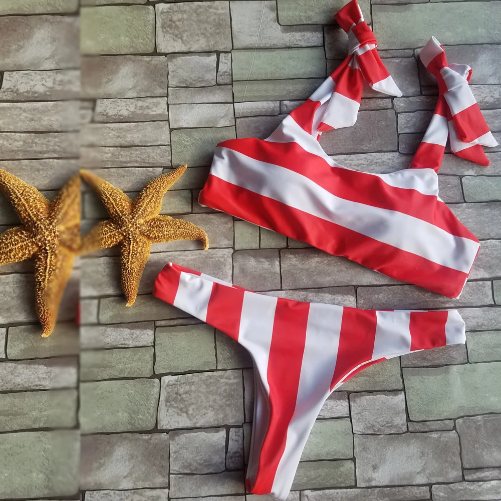 PREETEE 2018 Striped Sexy Bikini Set Women Push Up Padding Swimsuit Bow Beachwear Vest Low Wait Swimwear Blue Red Color Biquinis
PREETEE 2018 Striped Sexy Bikini Set Women Push Up Padding Swimsuit Bow Beachwear Vest Low Wait Swimwear Blue Red Color Biquinis