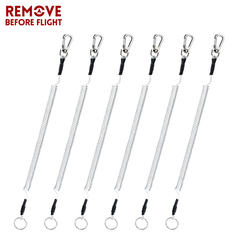 6PCS Coil Cord Stretch Tether Key chain Ring Lobster Clasp Hook Coil Keychain Motorcycles and Cars Coil Lanyard For Many Uses
6PCS Coil Cord Stretch Tether Key chain Ring Lobster Clasp Hook Coil Keychain Motorcycles and Cars Coil Lanyard For Many Uses