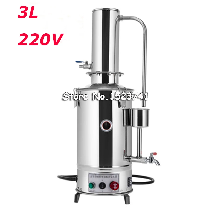 3L/H Automatic Cut Off Stainless Steel Water Distiller Laboratory Water Distillation And Purification Equipment Lab Supplies
3L/H Automatic Cut Off Stainless Steel Water Distiller Laboratory Water Distillation And Purification Equipment Lab Supplies