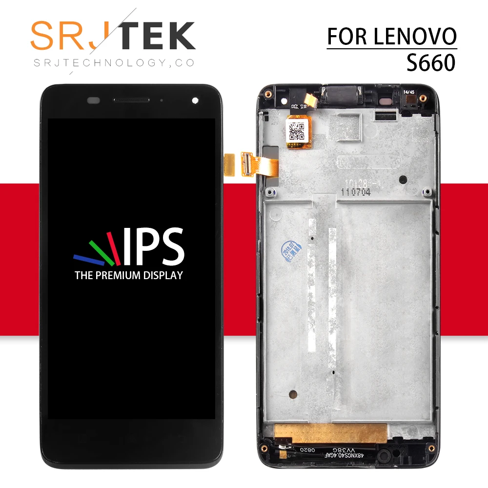 Srjtek screen for Lenovo S660 LCD Display with Touch Digitizer Sensor Outer Glass Replacement Parts With Frame 4.7inch 960*540
Srjtek screen for Lenovo S660 LCD Display with Touch Digitizer Sensor Outer Glass Replacement Parts With Frame 4.7inch 960*540