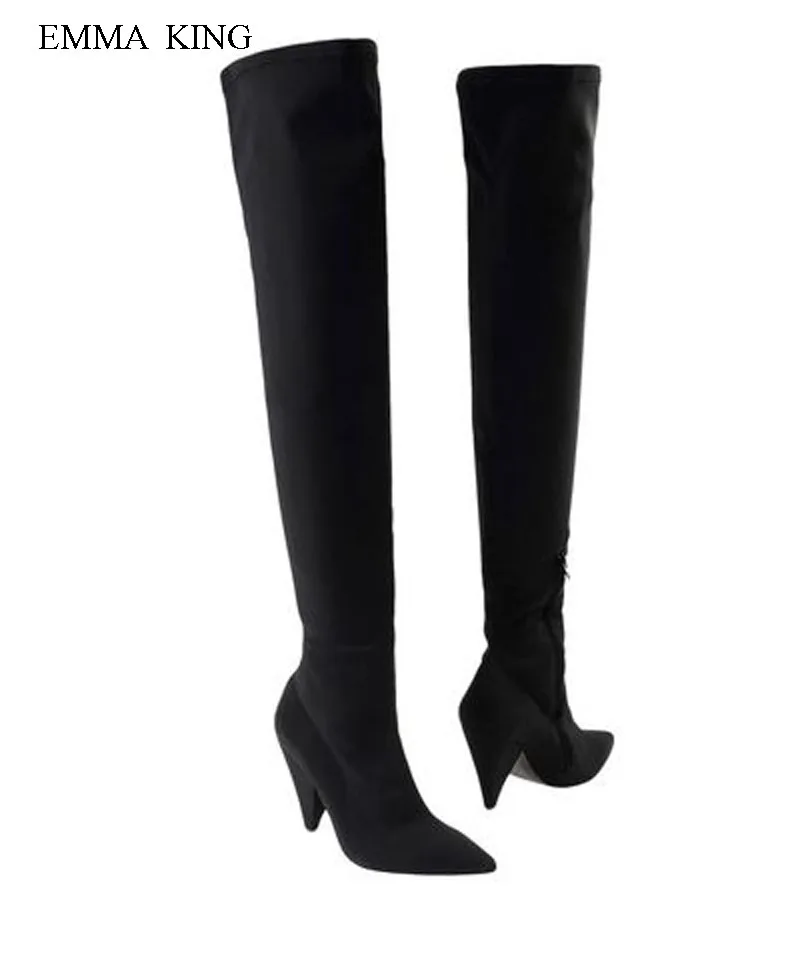 Autumn Winter Shoes Woman Suede Over The Knee Boots Zapatos De Mujer Zipper Spike High Heels Pointed Toe Long Boots Ladies Shoes
Autumn Winter Shoes Woman Suede Over The Knee Boots Zapatos De Mujer Zipper Spike High Heels Pointed Toe Long Boots Ladies Shoes