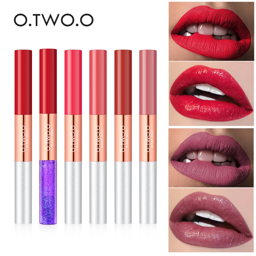 O.TWO.O 6pcs/set 2 in 1 Matte & Glitter Lip Gloss Velvet Lip Tint Moisturizer Long Lasting Waterproof Liquid Lipstick Makeup Kit
O.TWO.O 6pcs/set 2 in 1 Matte & Glitter Lip Gloss Velvet Lip Tint Moisturizer Long Lasting Waterproof Liquid Lipstick Makeup Kit