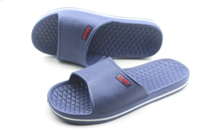 Summer Pure Color Lovers Household Disposable Bath Slippers Spa Hotel Slippers Bathroom Anti-skid Mens And Womens Soft Slide Slippers (16)