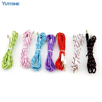 Braided Woven AUX 3.5mm Audio Car Extention Cable wire Auxiliary Stereo Jack Male 3ft Lead For Iphone 7 6 5 For Ipod 50pcs/lot 
Braided Woven AUX 3.5mm Audio Car Extention Cable wire Auxiliary Stereo Jack Male 3ft Lead For Iphone 7 6 5 For Ipod 50pcs/lot