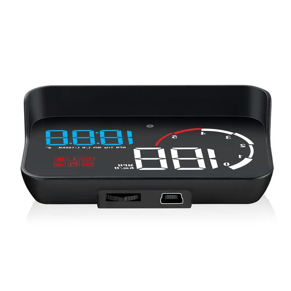 Car Speedometer HUD OBD2 Head Up Display Windshield Projector On-board Computer Clear Fault Code Fuel Consumption Speed Warning
Car Speedometer HUD OBD2 Head Up Display Windshield Projector On-board Computer Clear Fault Code Fuel Consumption Speed Warning