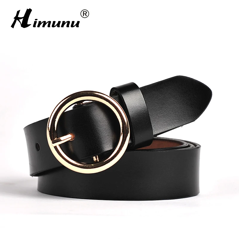 2018 NEW 100% Genuine Leather Belt for Women Pin Buckle Cowhide Leather Female Belts Women Gold Agio Decoration
2018 NEW 100% Genuine Leather Belt for Women Pin Buckle Cowhide Leather Female Belts Women Gold Agio Decoration