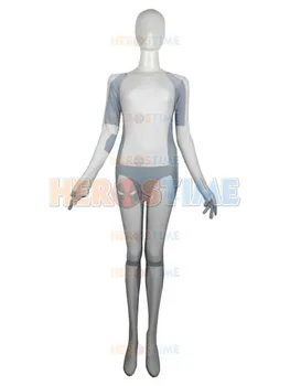 Siren From Tron Costume Spandex Superhero Costume white and gray lady zentai suit custom free shipping
Siren From Tron Costume Spandex Superhero Costume white and gray lady zentai suit custom free shipping