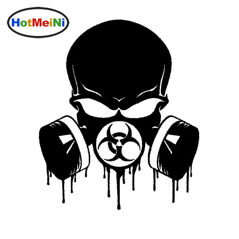 HotMeiNi 15.3*13cm Drip Biohazard Skull Respirator Funny JDM Vinyl Decal Car Sticker Window Styling Accessories Black/Sliver
HotMeiNi 15.3*13cm Drip Biohazard Skull Respirator Funny JDM Vinyl Decal Car Sticker Window Styling Accessories Black/Sliver