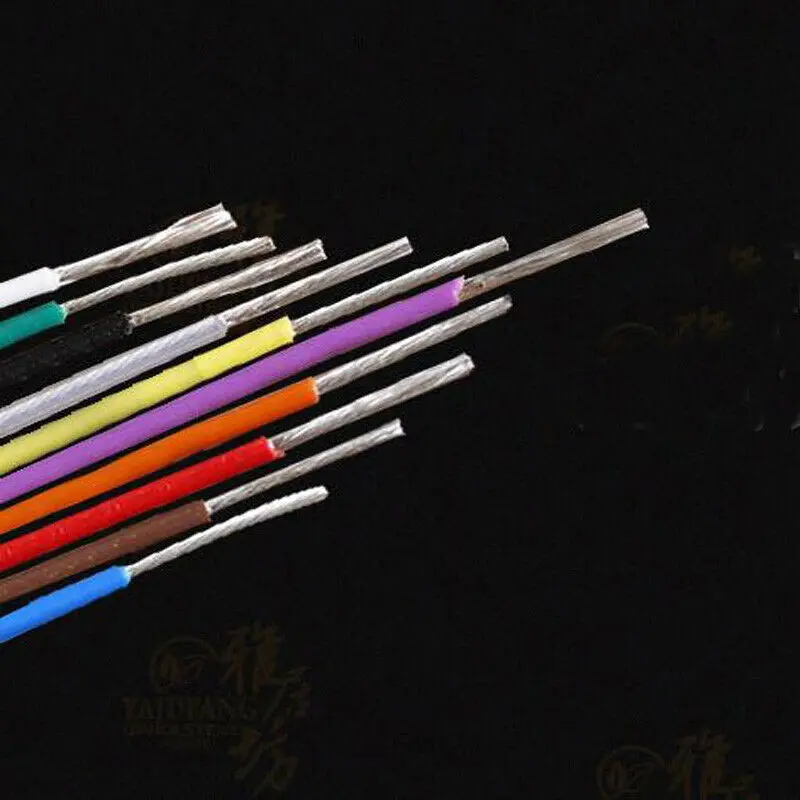11~30AWG HIGH TEMP Teflon Silver Copper Wire Earphone Cable Green Colors Wire Diameter0.68-3.6mm Teflon Wire Silver Plated
11~30AWG HIGH TEMP Teflon Silver Copper Wire Earphone Cable Green Colors Wire Diameter0.68-3.6mm Teflon Wire Silver Plated
