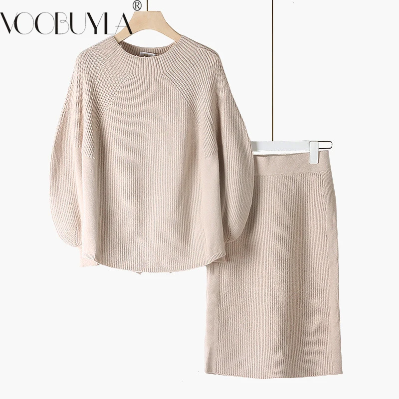 Voobuyla Casual Set Two Piece Set Female 2018 New Pullover and Skirts Knitted Suit Women Oversize Solid Color Two Set Feminino
Voobuyla Casual Set Two Piece Set Female 2018 New Pullover and Skirts Knitted Suit Women Oversize Solid Color Two Set Feminino