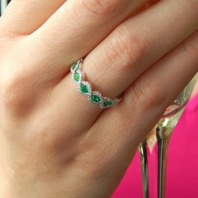 KingDeng Green Rings for Women Engagement Ring New Grandmother Red Zircon Ring Boho Sterling Silver Rings Gifts Women Classic
KingDeng Green Rings for Women Engagement Ring New Grandmother Red Zircon Ring Boho Sterling Silver Rings Gifts Women Classic