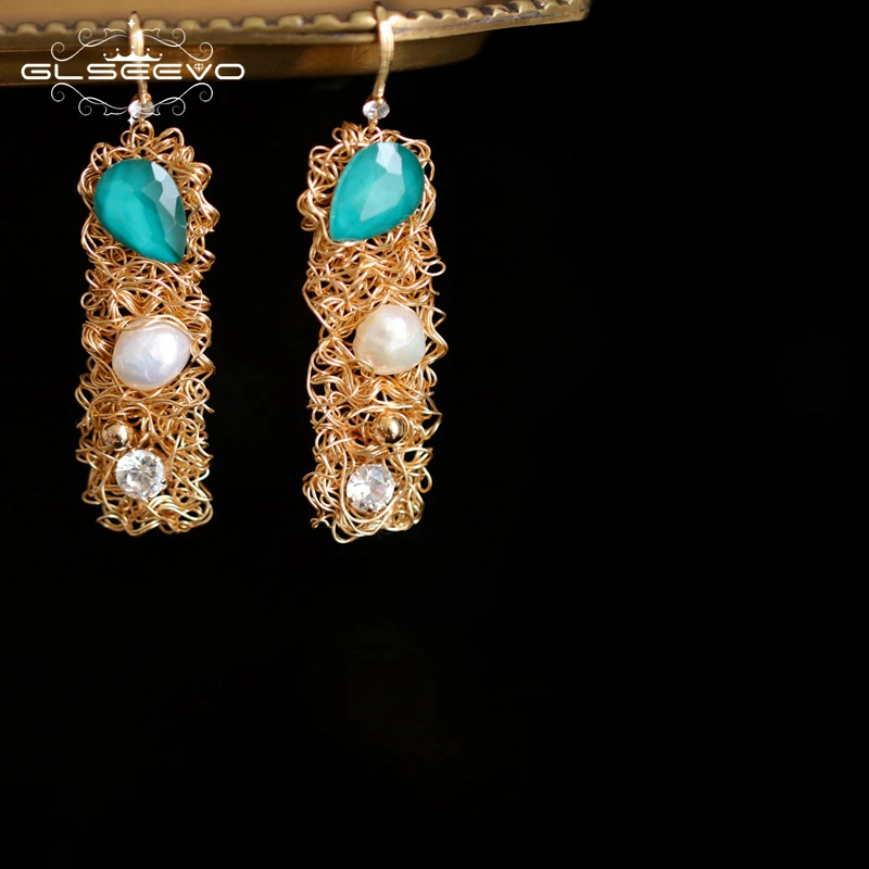 XlentAg Natural Fresh Water Pearl Handmade Drop Earrings For Women Bride Wedding Party Jewelry Boucles D oreille Femme GE0722
XlentAg Natural Fresh Water Pearl Handmade Drop Earrings For Women Bride Wedding Party Jewelry Boucles D oreille Femme GE0722