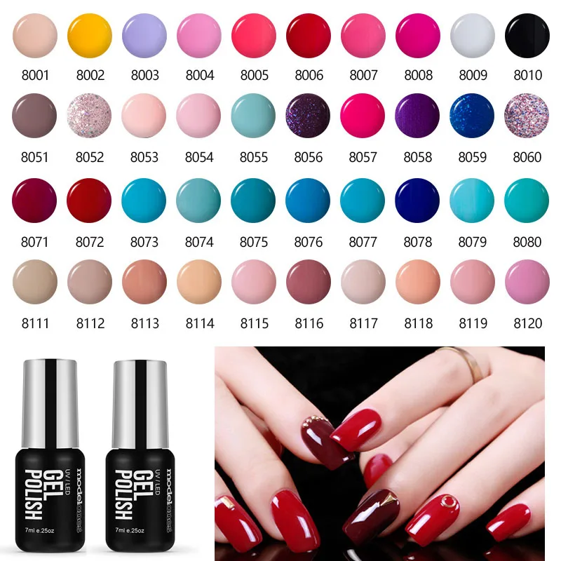 Modelones Hot 120 Colors Nail Gel Polish Led Lamp Soak Off UV Gel Nail Varnishes Long Lasting UV Nail Gel Lak Nude Color Glue
Modelones Hot 120 Colors Nail Gel Polish Led Lamp Soak Off UV Gel Nail Varnishes Long Lasting UV Nail Gel Lak Nude Color Glue