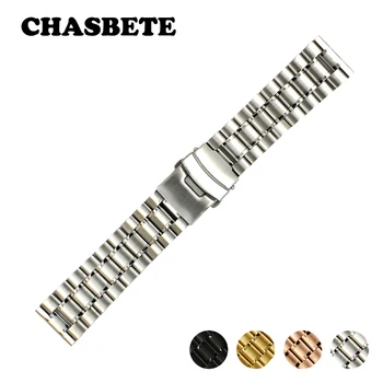 16mm 18mm 20mm 22mm Stainless Steel Watch Band for Seiko Men Women Metal Strap Wrist Loop Belt Bracelet Black Silver Gold + Pin
16mm 18mm 20mm 22mm Stainless Steel Watch Band for Seiko Men Women Metal Strap Wrist Loop Belt Bracelet Black Silver Gold + Pin