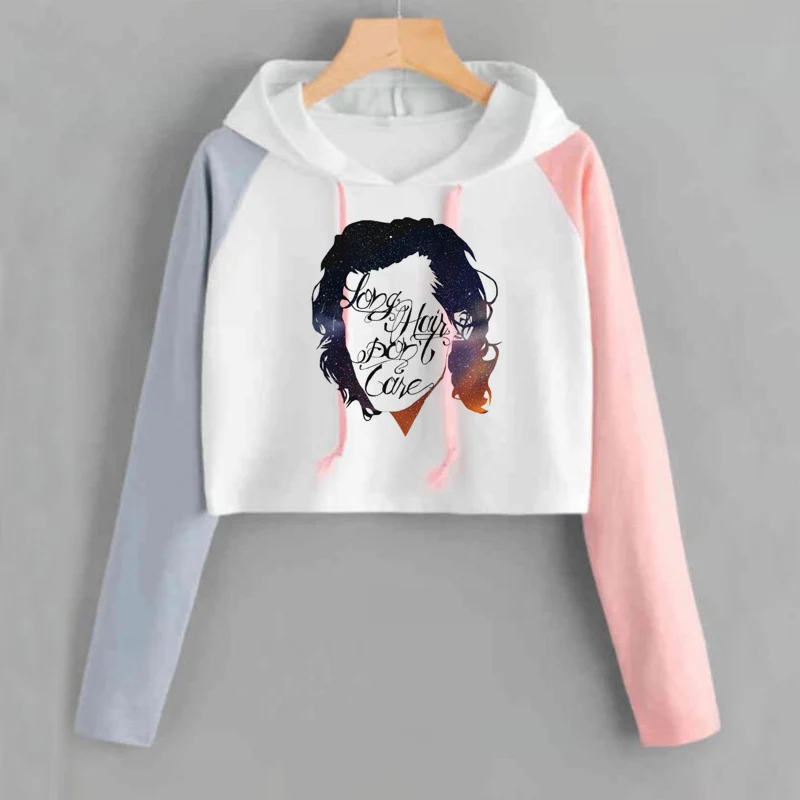 Harry Styles Crop Top Hoodie Women Hip Hop One Direction 1D Sweatshirt Shortened Casual Long Sleeve Pink Sweat Femme Tracksuit
Harry Styles Crop Top Hoodie Women Hip Hop One Direction 1D Sweatshirt Shortened Casual Long Sleeve Pink Sweat Femme Tracksuit