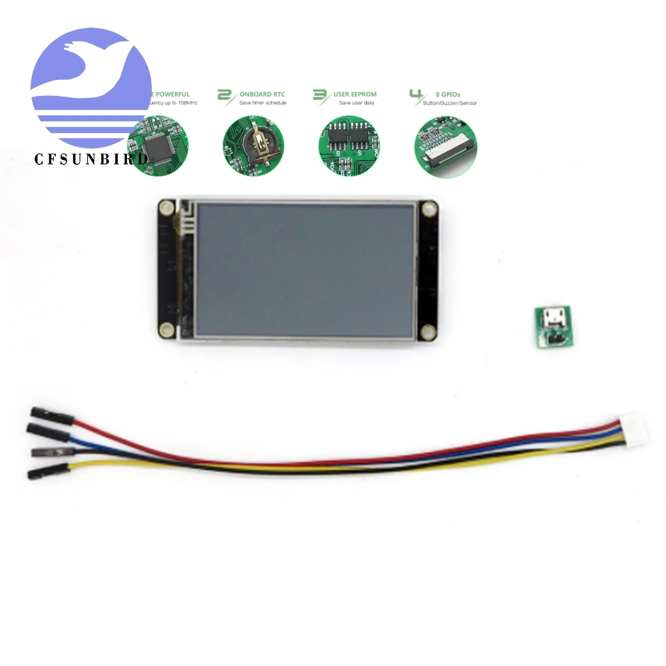 CFsunbird Nextion Enhanced 3.2'' LED Display HMI Touch Display Suppport Memory Care Raspberry Pi By diy
CFsunbird Nextion Enhanced 3.2'' LED Display HMI Touch Display Suppport Memory Care Raspberry Pi By diy