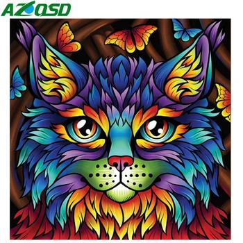 AZQSD Diamond Mosaic Animal Diamond Painting Full Square Cats Diamond Embroidery Cross Stitch Picture Of Rhinestones Handcrafts
AZQSD Diamond Mosaic Animal Diamond Painting Full Square Cats Diamond Embroidery Cross Stitch Picture Of Rhinestones Handcrafts