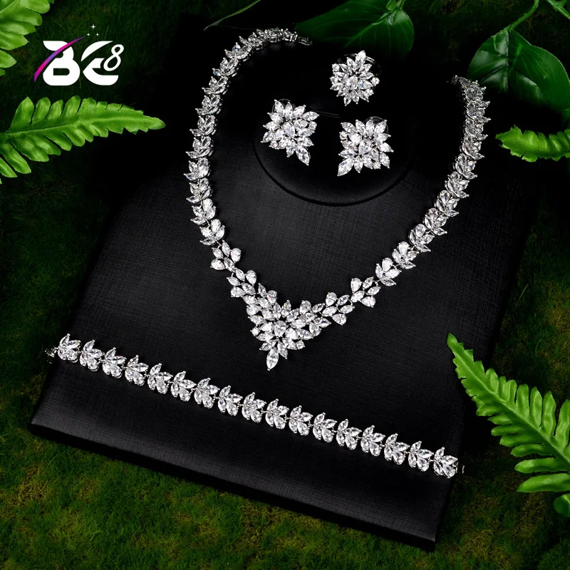 Be 8 New Fashion Wedding Jewelry Sets AAA CZ Stone Bridal Earrings Necklace African Jewelry Set Parure Bijoux Femme S105
Be 8 New Fashion Wedding Jewelry Sets AAA CZ Stone Bridal Earrings Necklace African Jewelry Set Parure Bijoux Femme S105