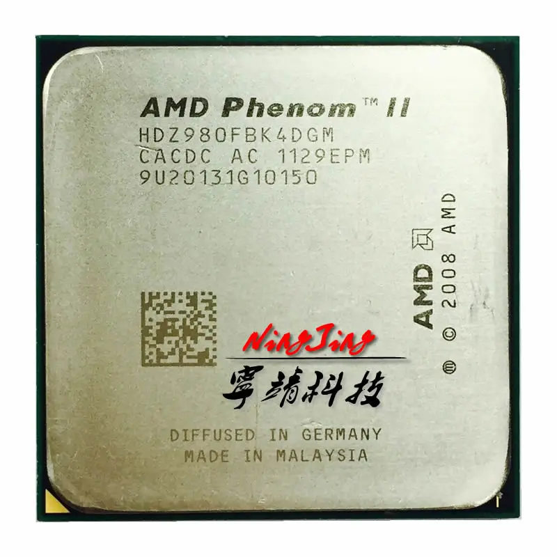 Четырехъядерный процессор AMD Phenom II X4 980 3 7 ГГц HDZ980FBK4DGM Socket AM3 | Компьютеры и офис