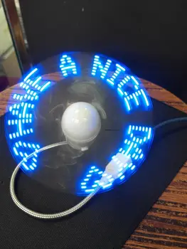 Blue Durable Adjustable USB Gadget Mini Flexible LED Light USB Fan Time Clock Desktop Clock Cool Gadget Time Display
Blue Durable Adjustable USB Gadget Mini Flexible LED Light USB Fan Time Clock Desktop Clock Cool Gadget Time Display