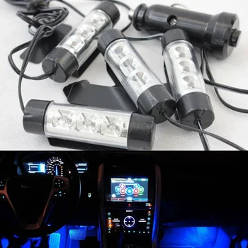 Blue 4 in 1 12V 4x3 LED Car Interior Light Decorative Atmosphere Light Lamp Car Lights
Blue 4 in 1 12V 4x3 LED Car Interior Light Decorative Atmosphere Light Lamp Car Lights