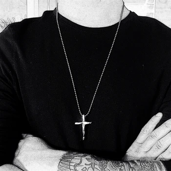 Mcllroy Trendy Titanium Stainless Steel Simple Cross Sweater Long Pendant Necklace For men women Couple gift Chain erkek kolye
Mcllroy Trendy Titanium Stainless Steel Simple Cross Sweater Long Pendant Necklace For men women Couple gift Chain erkek kolye