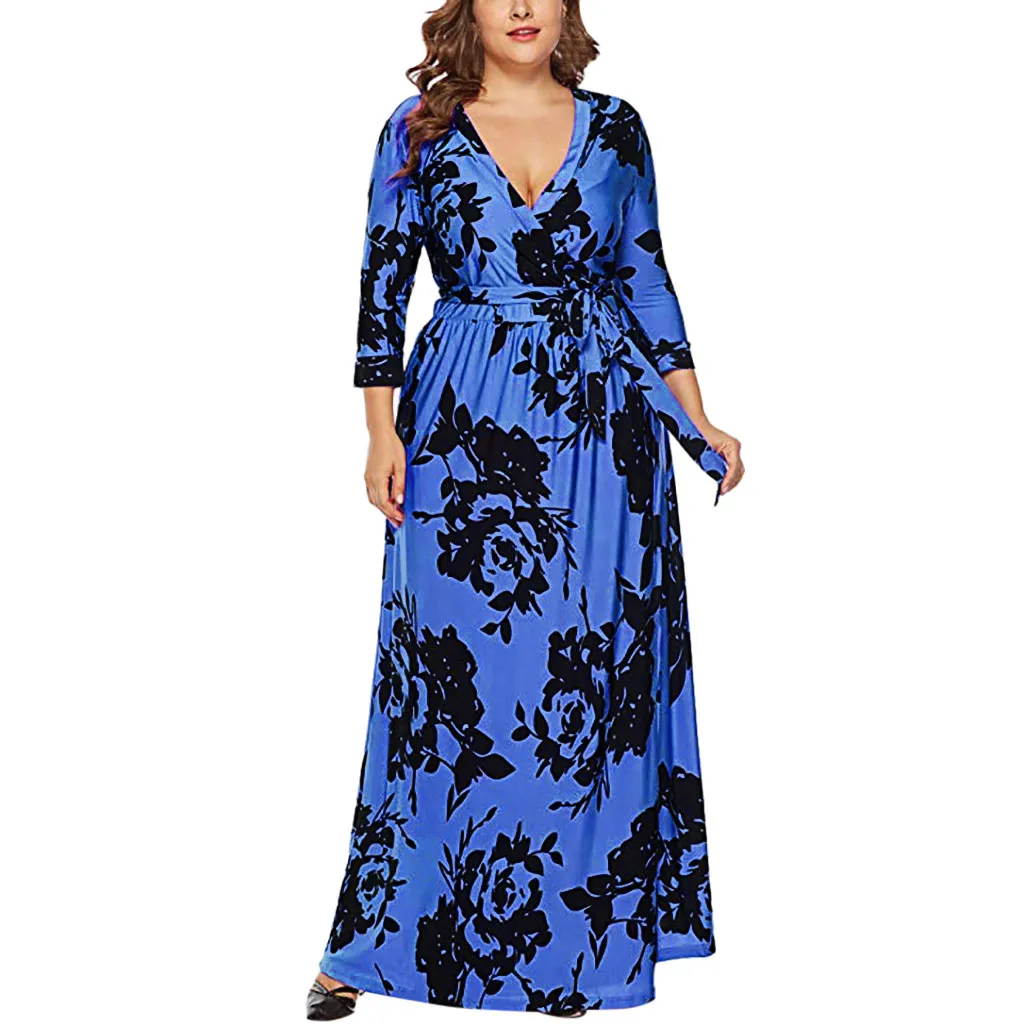 Plus Size long dress women Floor Length Dress Women Elegant formal dresses 2019 Beach Maxi Dress Women Floral Party Dress 7#3.5
Plus Size long dress women Floor Length Dress Women Elegant formal dresses 2019 Beach Maxi Dress Women Floral Party Dress 7#3.5