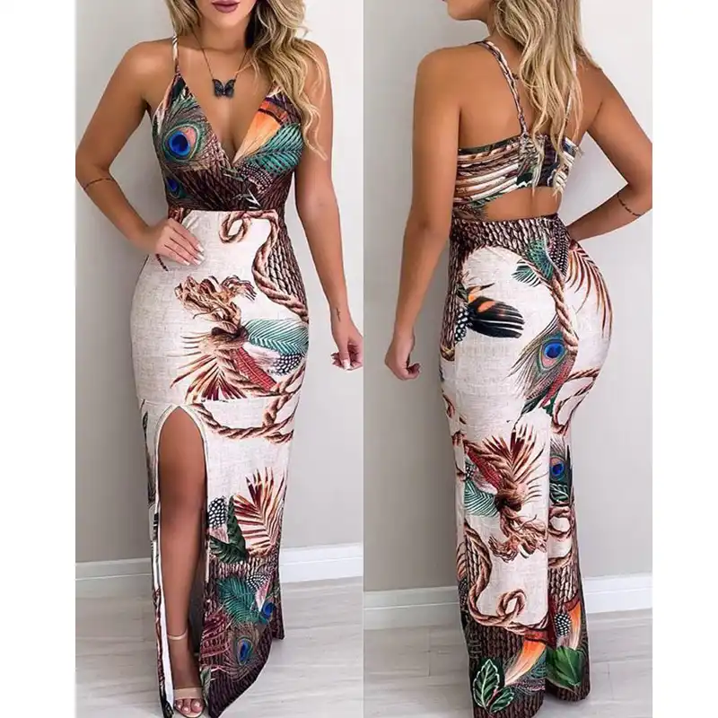 long summer dresses with slits