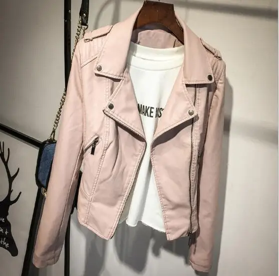 2018 New Fashion Women Casual Motorcycle Faux Soft Leather Jackets Female Winter Autumn Brown Black Coat Outwear Hot Sale
2018 New Fashion Women Casual Motorcycle Faux Soft Leather Jackets Female Winter Autumn Brown Black Coat Outwear Hot Sale
