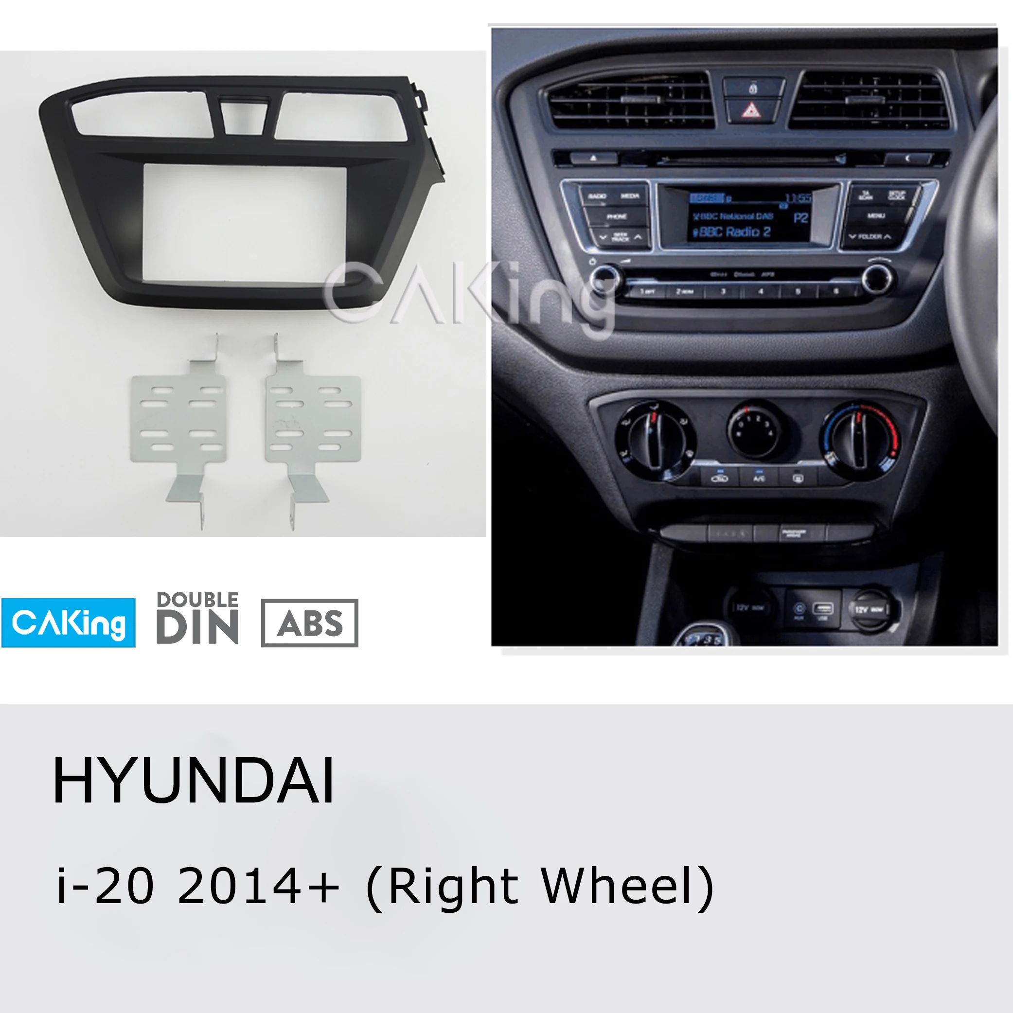 Double Din Car Fascia Radio Panel for 2014+ HYUNDAI i-20 i20 (Right Wheel) Dash Kit Install Facia Plate Bezel Adapter Console
Double Din Car Fascia Radio Panel for 2014+ HYUNDAI i-20 i20 (Right Wheel) Dash Kit Install Facia Plate Bezel Adapter Console