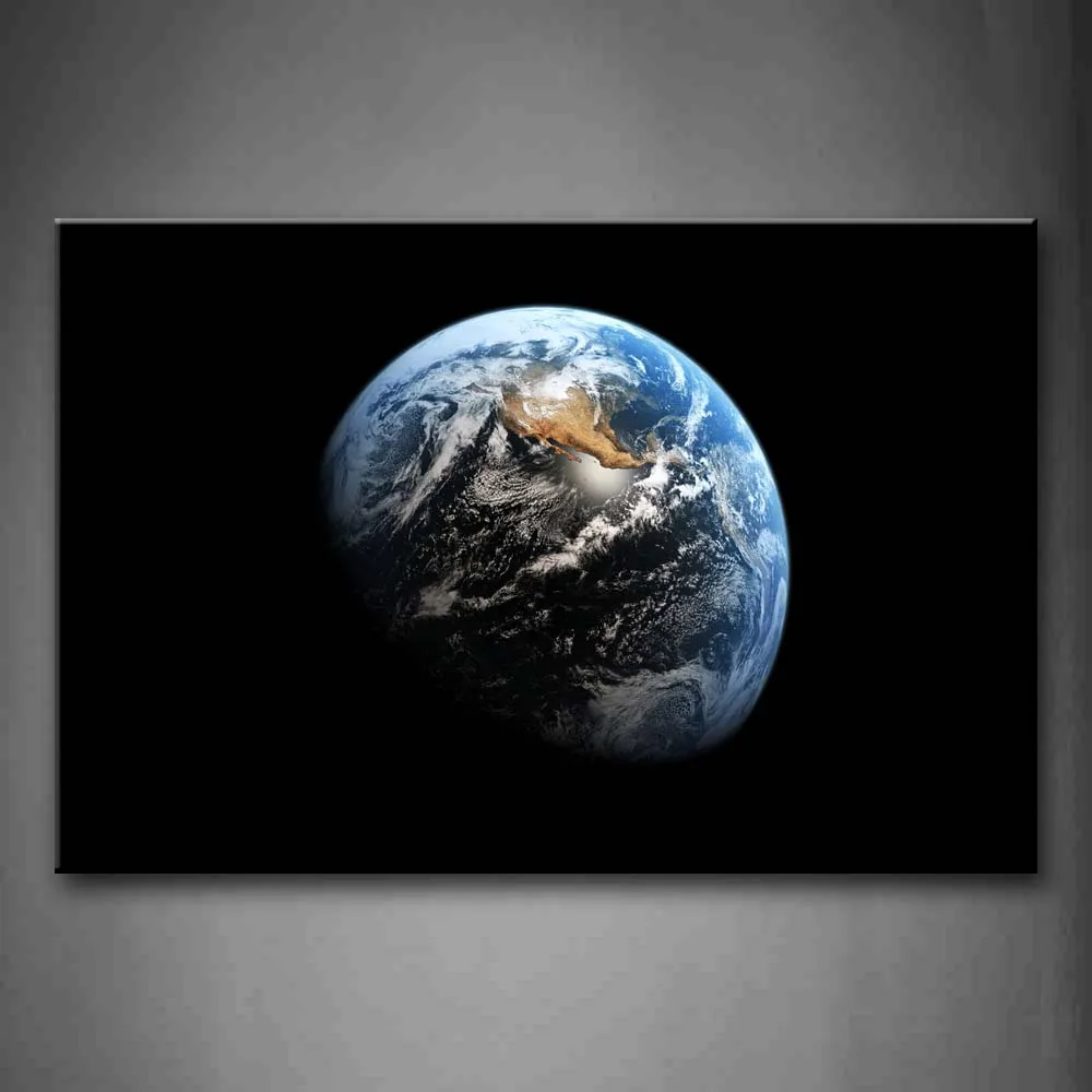 1 Pics Framed Wall Art Picture Earth Space Canvas Print Space Modern Poster With Wooden Frame For Home And Office Decor
1 Pics Framed Wall Art Picture Earth Space Canvas Print Space Modern Poster With Wooden Frame For Home And Office Decor