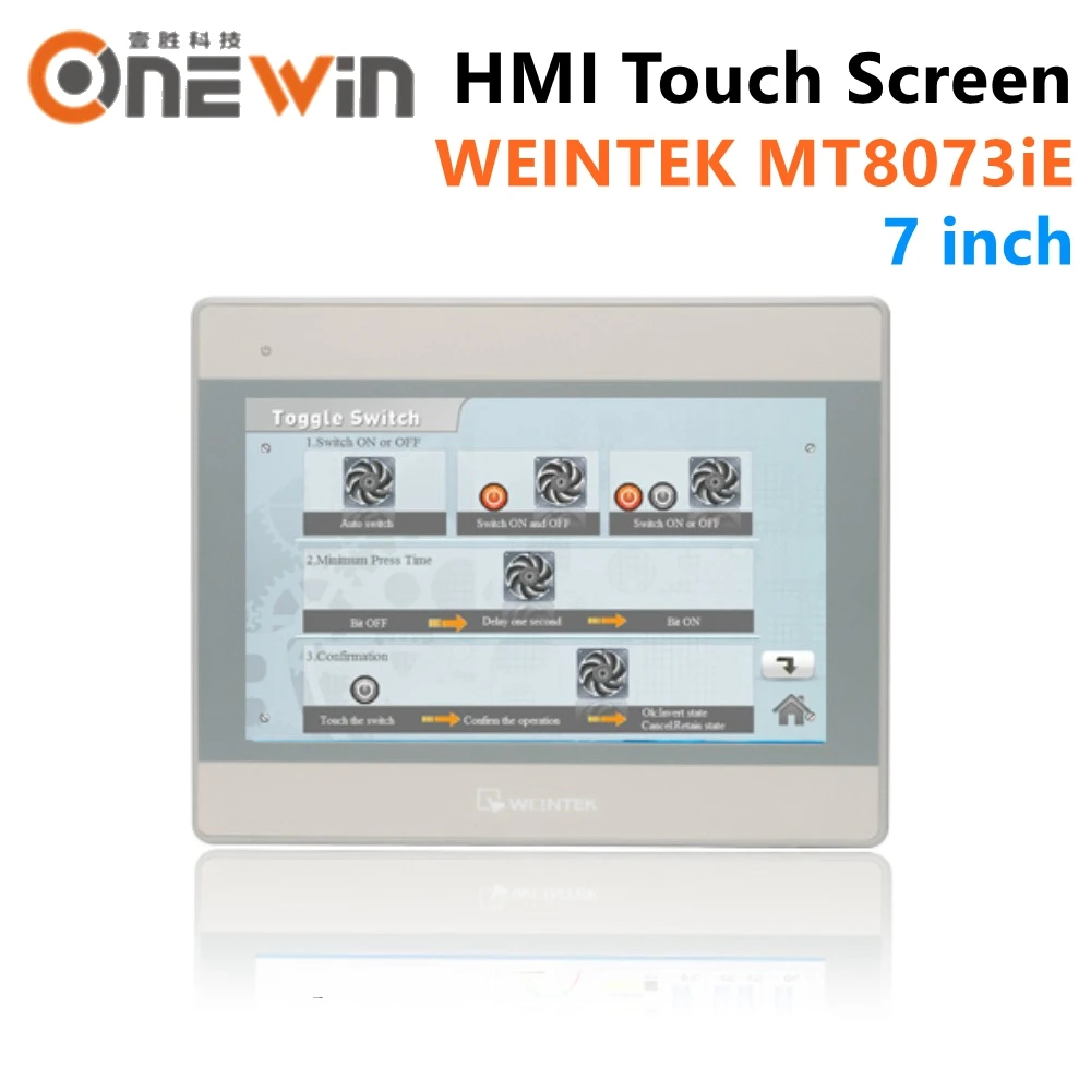 WEINVIEW/WEINTEK MT8073iE HMI Touch Screen 7 inch dual Ethernet new Human Machine Interface display Built-in EasyAccess2.0
WEINVIEW/WEINTEK MT8073iE HMI Touch Screen 7 inch dual Ethernet new Human Machine Interface display Built-in EasyAccess2.0
